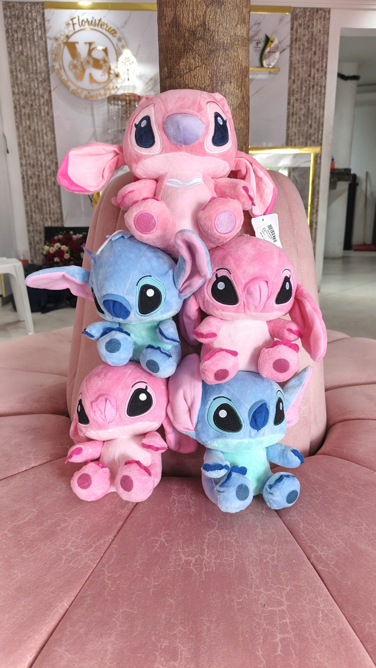 Peluche Stitch Celeste
