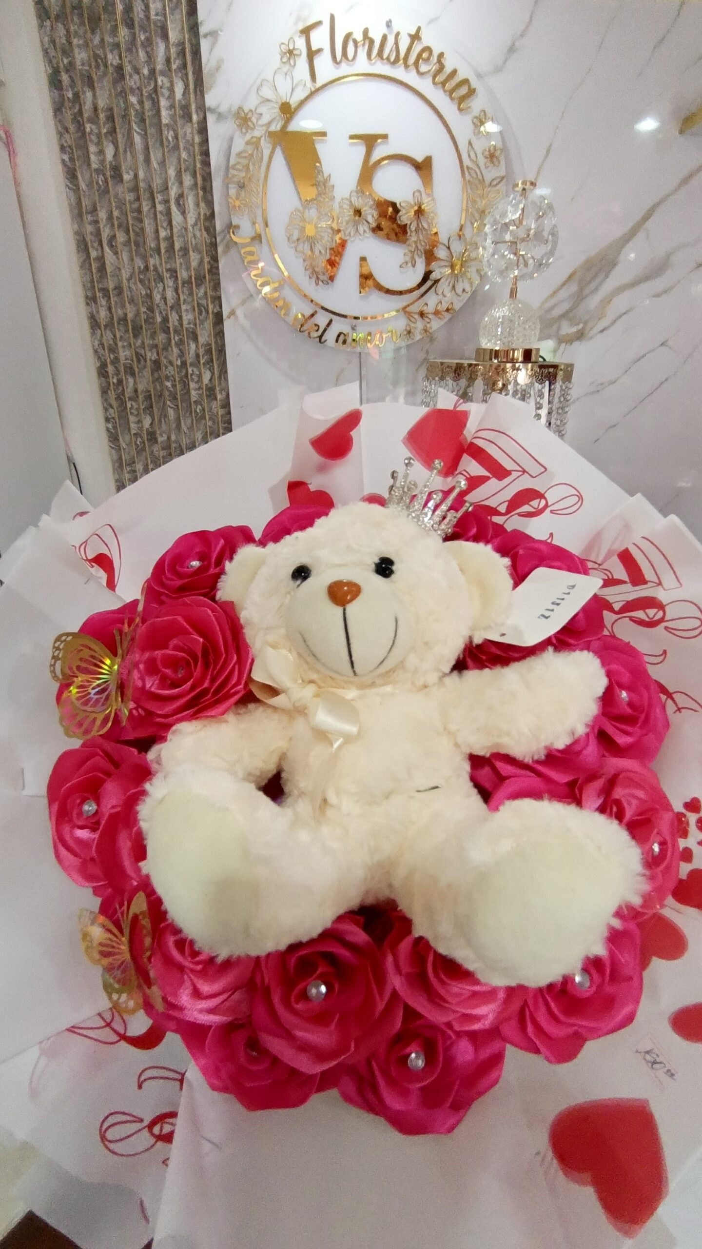 Osito Princesa Fucsia