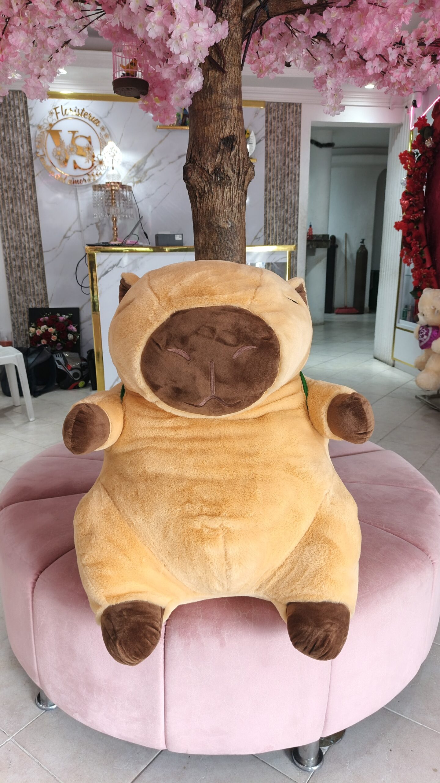 Peluche Capibara Gigante con Mochila