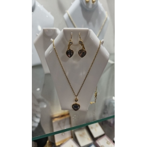 Set “Corazón Humo Dorado”