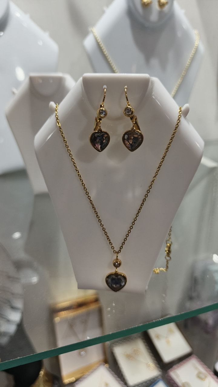 Set “Corazón Humo Dorado”